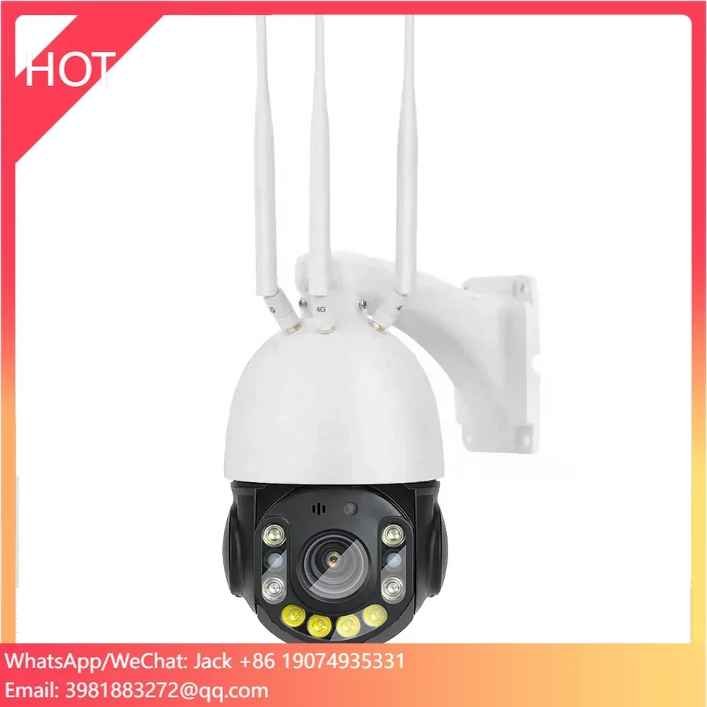 

New CamHipro 4K 8MP 30X Zoom 3g 4g Sim Card Ip Camera Speed Dome Cctv Camera Wireless Outdoor Humanoid Tracking Camera