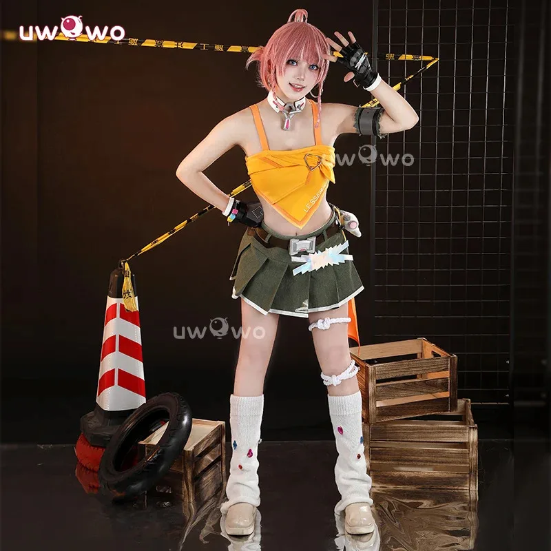 Zizi 2025 UWOWO Collab Series: Game Overwatchh 2 x LEs SSERAFIMm Fearless Mercy أزياء تنكرية XS-XXL للهالوين