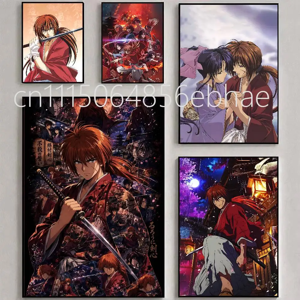 FOR Rurouni Kenshin Poster Classic poster and wall art prints are suitable for living bedroom and home