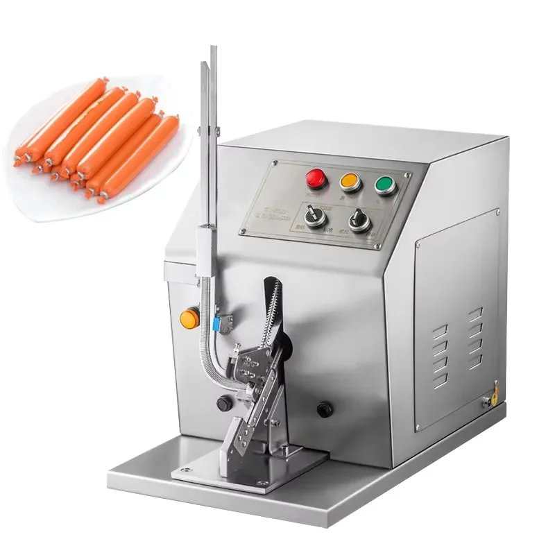 Automatic Stainless Steel U Shaped Electric Scissor Machine for Mesh Bag Sausage Ham Buckle Closing Tool Industrial Grade