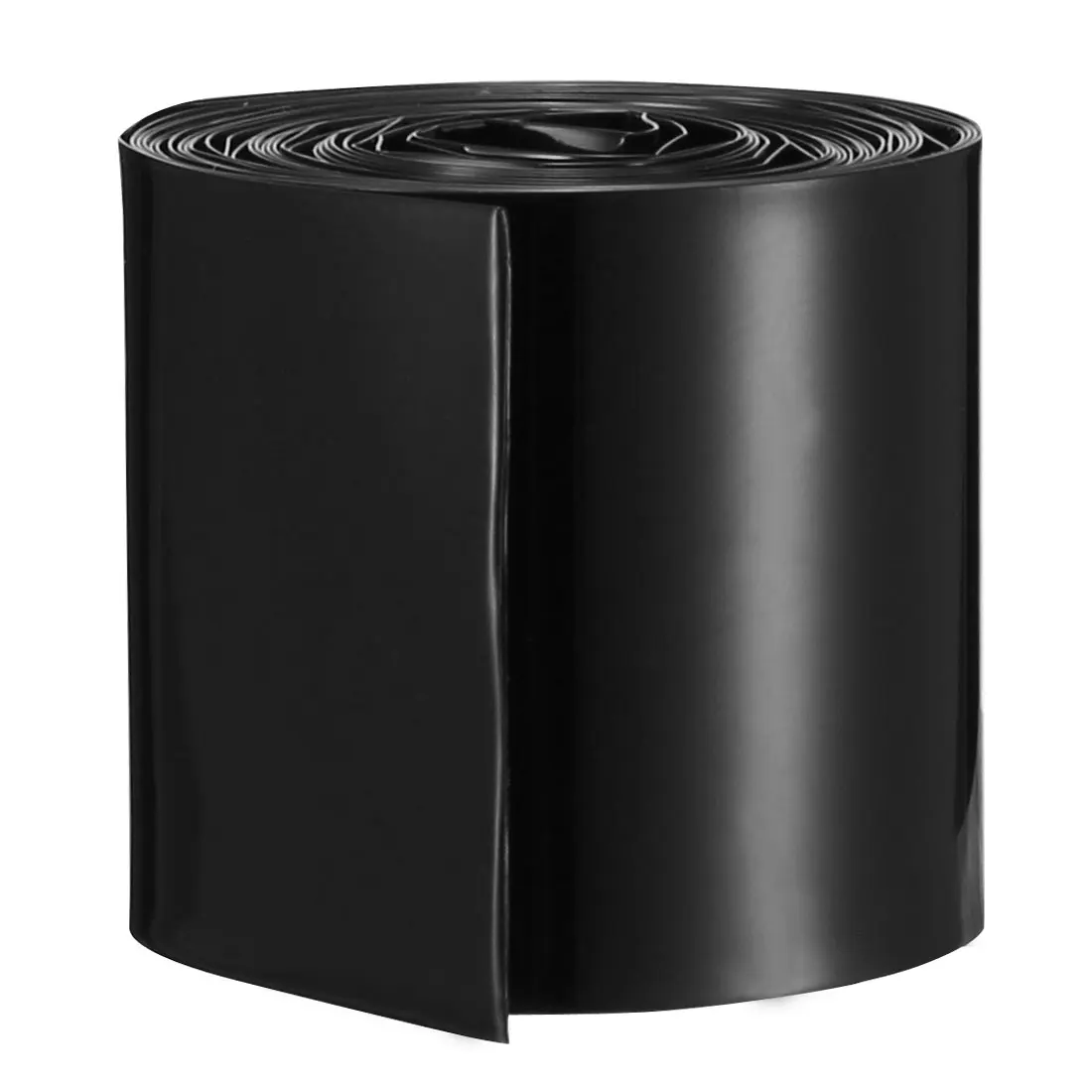 1/2/5m Black Battery Wrap PVC Heat Shrink Tubing 29.5-103mm Flat Width Good Insulation Heat Shrinkable Tube for Battery Pack
