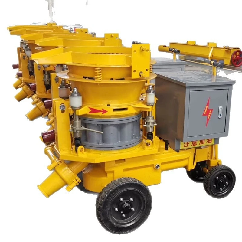 

Concrete spraying machine type anchor spraying machine dry mine pneumatic explosion-proof wet spraying tunnel slope