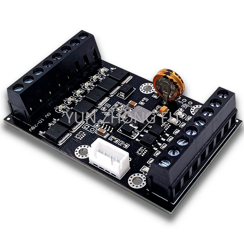 

PLC industrial control board domestic PLC module FX1N-14MT analog input analog output with guide rail.