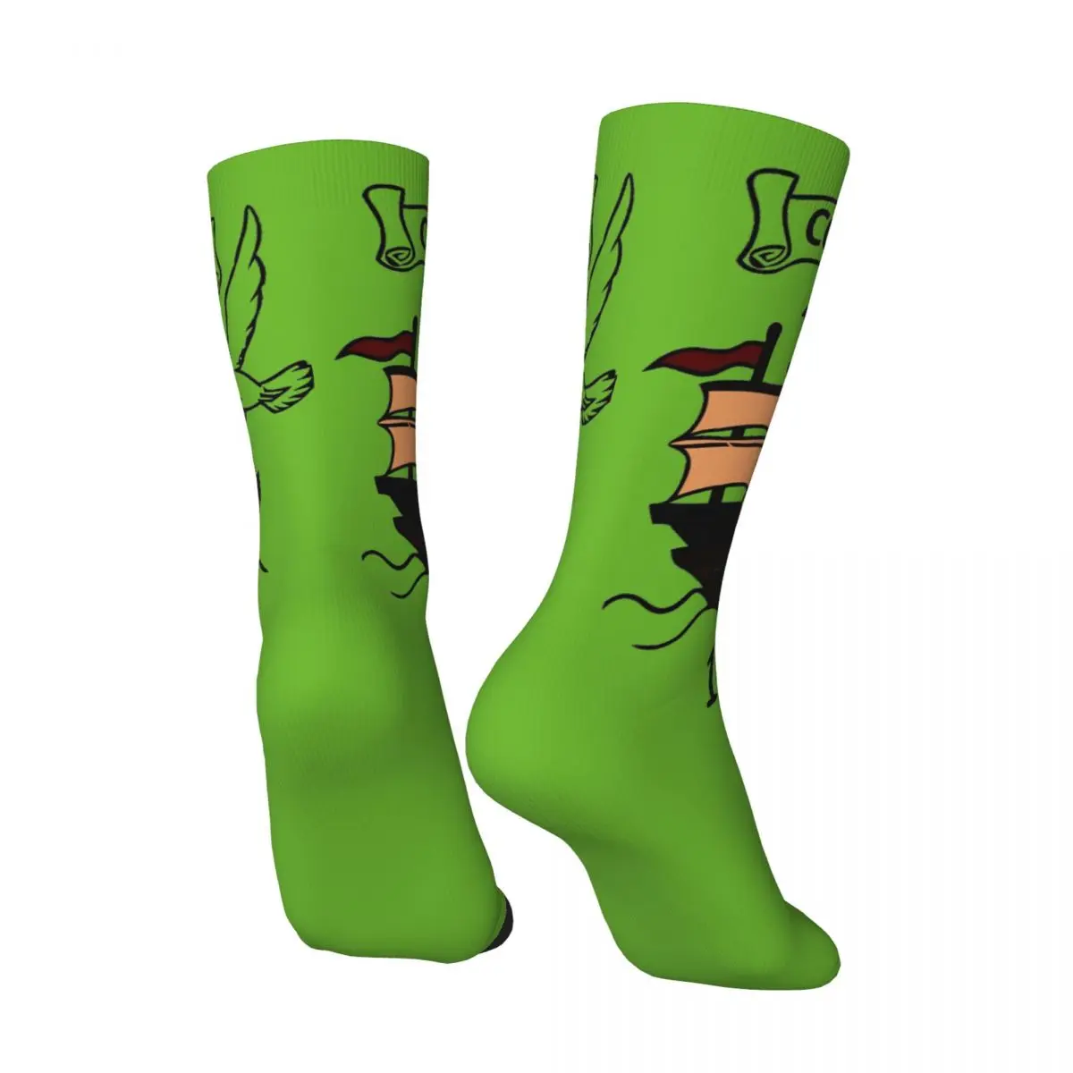 Hip Hop Retro Columbus 1492 Classic Men's Socks Unisex Columbus Day Harajuku Seamless Printed Novelty Crew Sock official-website