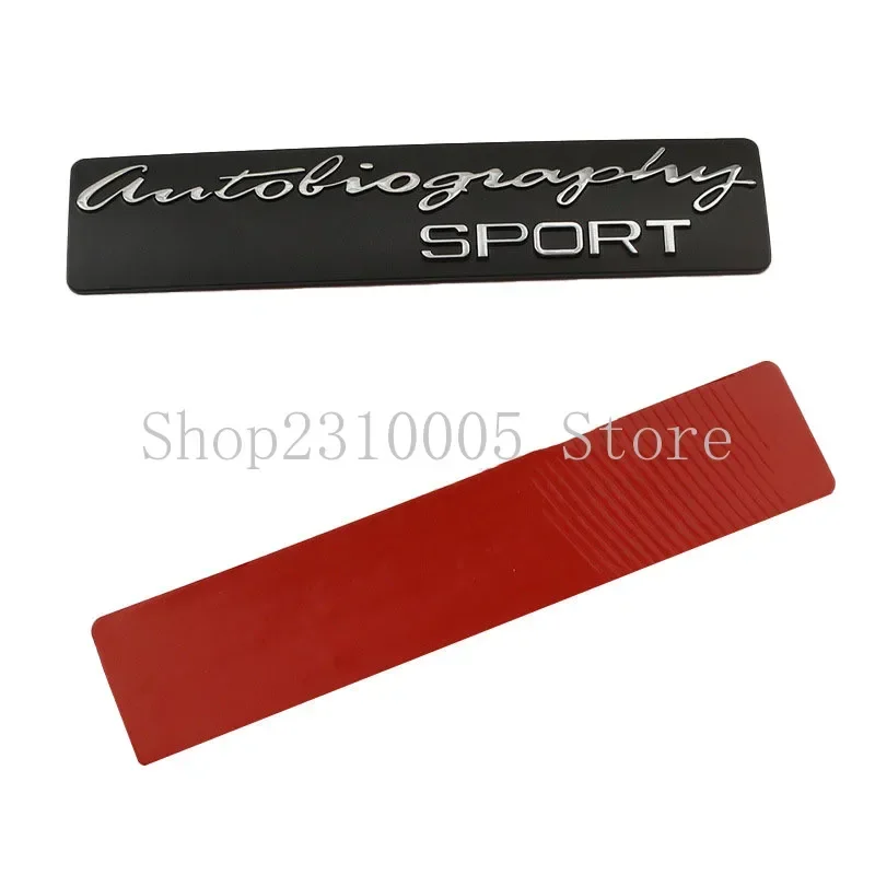 Autoliography SPORT ULTIMATE EDITION Bar Badge Car Emblem for Range Rover Evoque  Styling Trunk Logo Sticker Black Silver Red