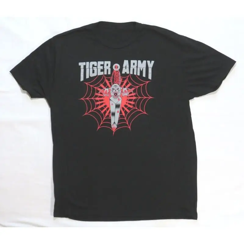 Tiger Army Band Black T Shirt Cotton For Men S 4Xl Us795