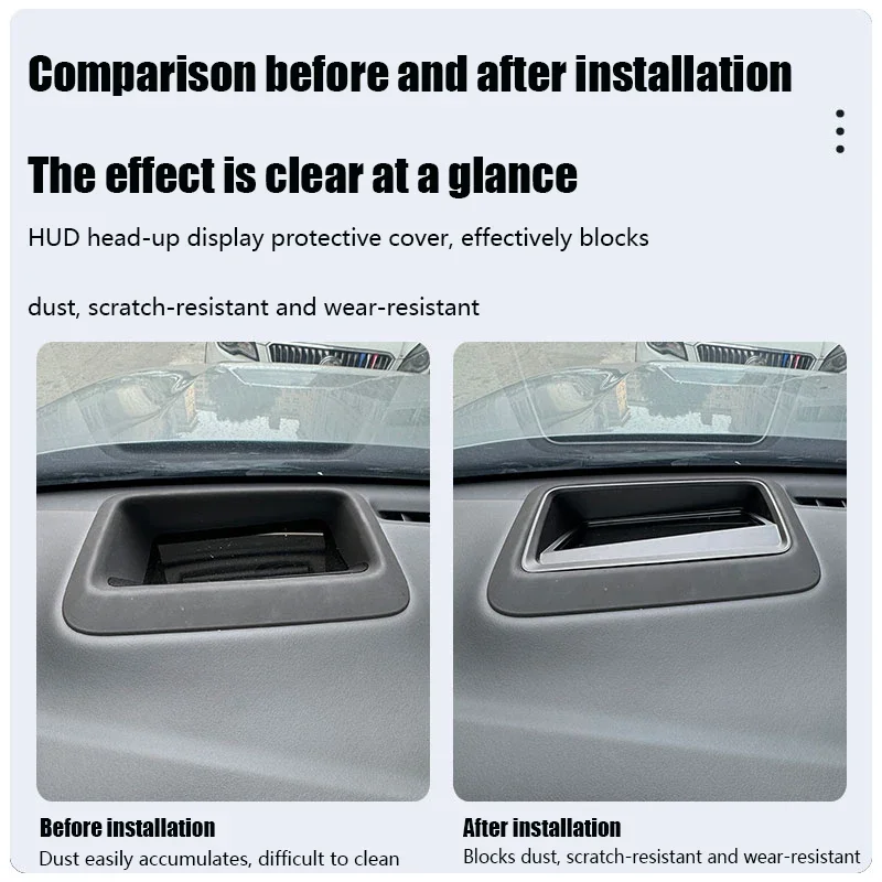 لرائدة مثالية LiXiang L7 L8 L9 2022 2023 2024 2025 سيارة Hud رئيس يصل عرض الغطاء الواقي القوالب الداخلية اكسسوارات #3