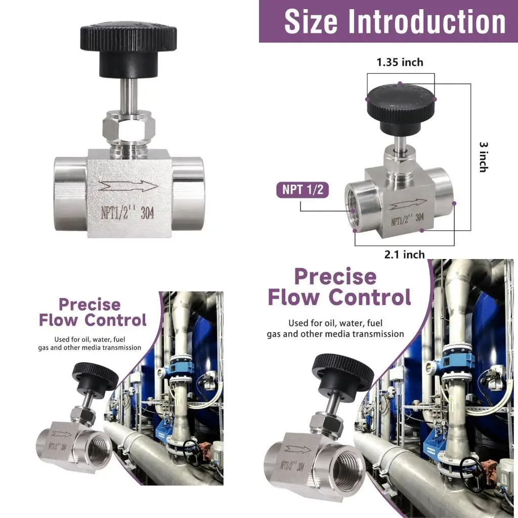 

Tall Pressure 1/2 Needle Gate For Fog And Oil