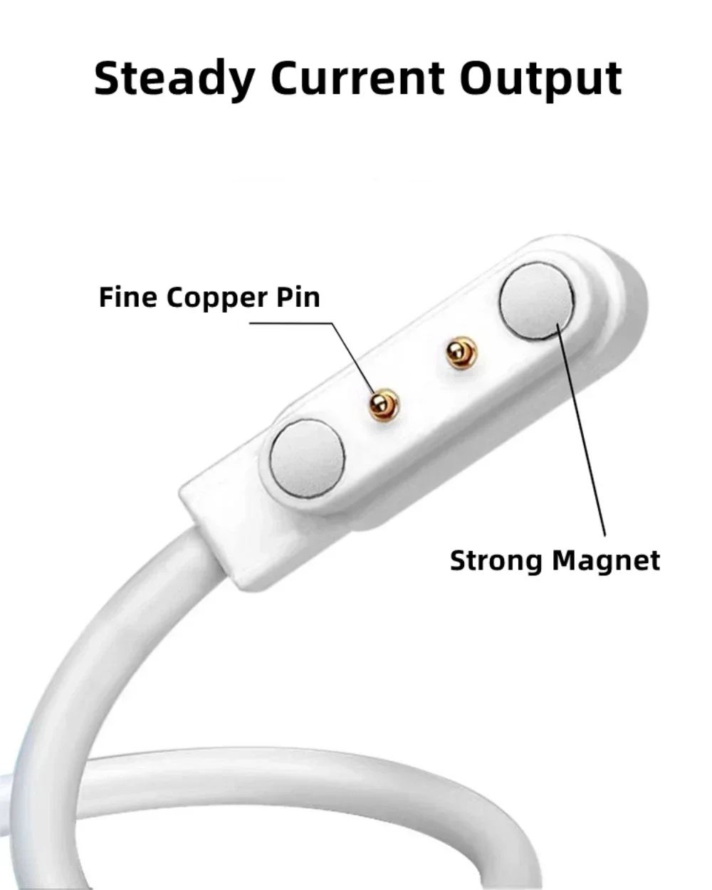 2Pin 4Pin 5Pin Magnetic Charging Cable USB Dock Charger Line For Smart Watch Band Thermos Cup Juicer Beauty Devices Toothbrushes