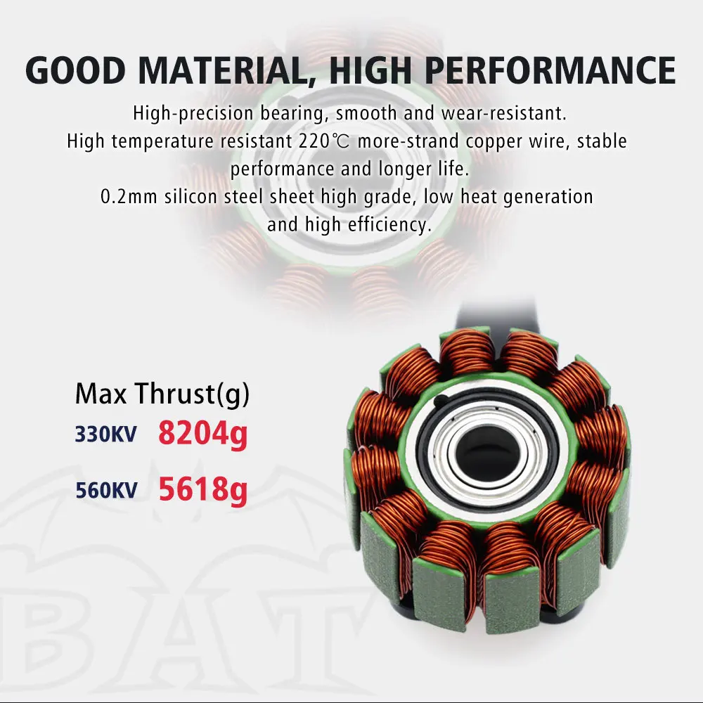 Surpass Hobby BAT 4218 B4218 330KV 560KV Outrunner Brushless Motor High Efficiency for RC FPV Drones Airplane Model DIY Parts