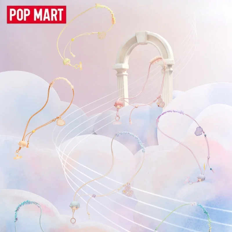 

POPMART DIMOO Rondo Of Dreams Series Pendant Chain Blind Box Toys Anime Action Figure Surprise Mystery Box Dolls Girls Gift