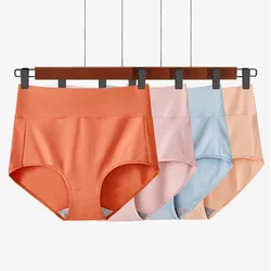 Women Cotton Panties High Rise Plus Size M-4XL Female Underwear Comfortable Underpants Briefs Shorts Fit Sexy Intimates Lingerie