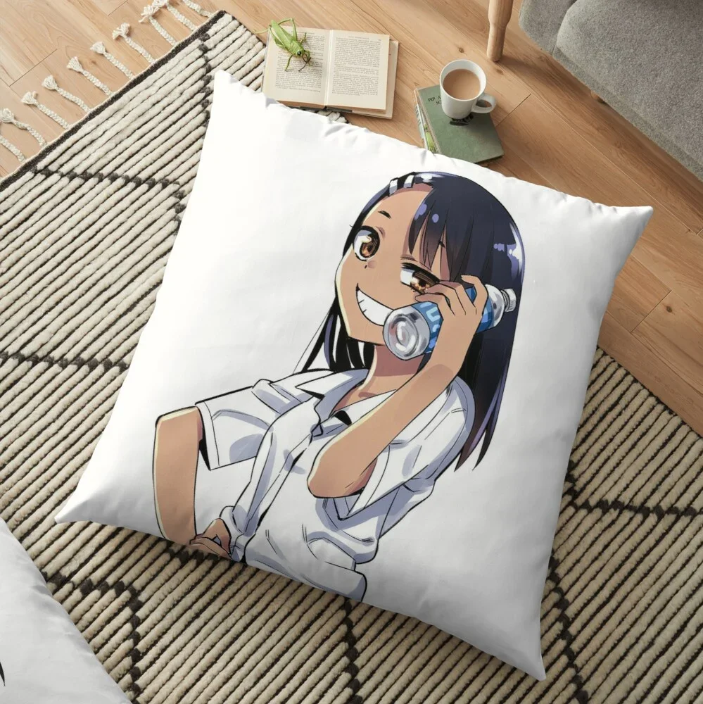 Ijiranaide Nagatoro San Nagatoro Pattern Pillow Case Sofa Decorative Throw Pillow Cushion Cover Home Accessories Home Decor