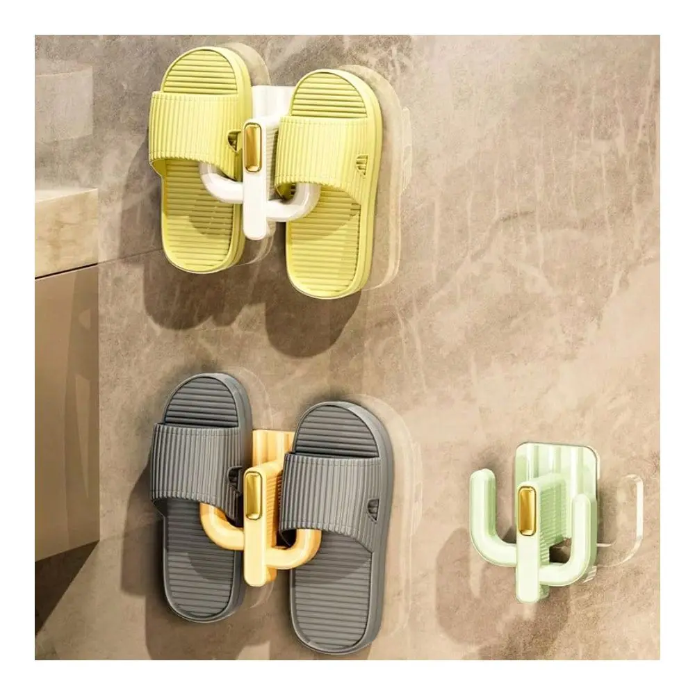 

Pack Wall Mounted Shoe Rack Premium Hanging Shoe Organizer Shelf With Sticky Hanging Mounts Door Shoe Hangers With Hooks For Sl