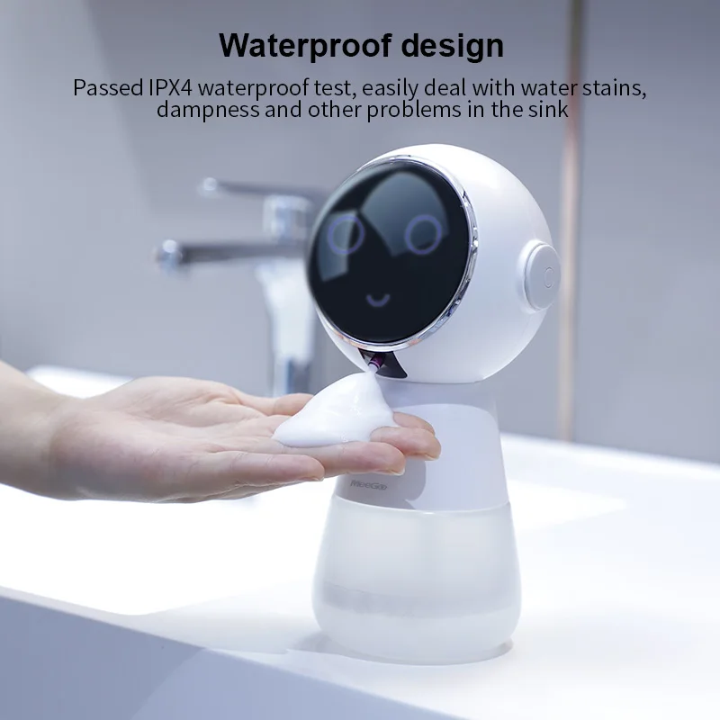 MeeGoo Automatic Soap Dispenser Infrared Sensing Foam Hand Sanitizer USB Rechargeable Foaming Hand Soap Dispenser For Home New
