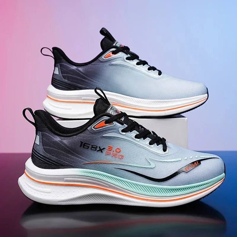 2026 New Unisex Running Sneakers Breathable Mesh Soft Sole Lightweight Shock Absorb Men Outdoor Fitness Walking Jogging Shoes