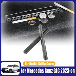 Air Outlet Vent Cover For Mercedes Benz GLC X254 C254 2023-ON Car Condition Trim Under Seat Protectior Accessories ABS Mesh Dust