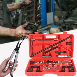 Cylinder Head Service Valves Spring Compressors Tools Valves Spring Compressors Removal Installer Kit With Case For Car Repair