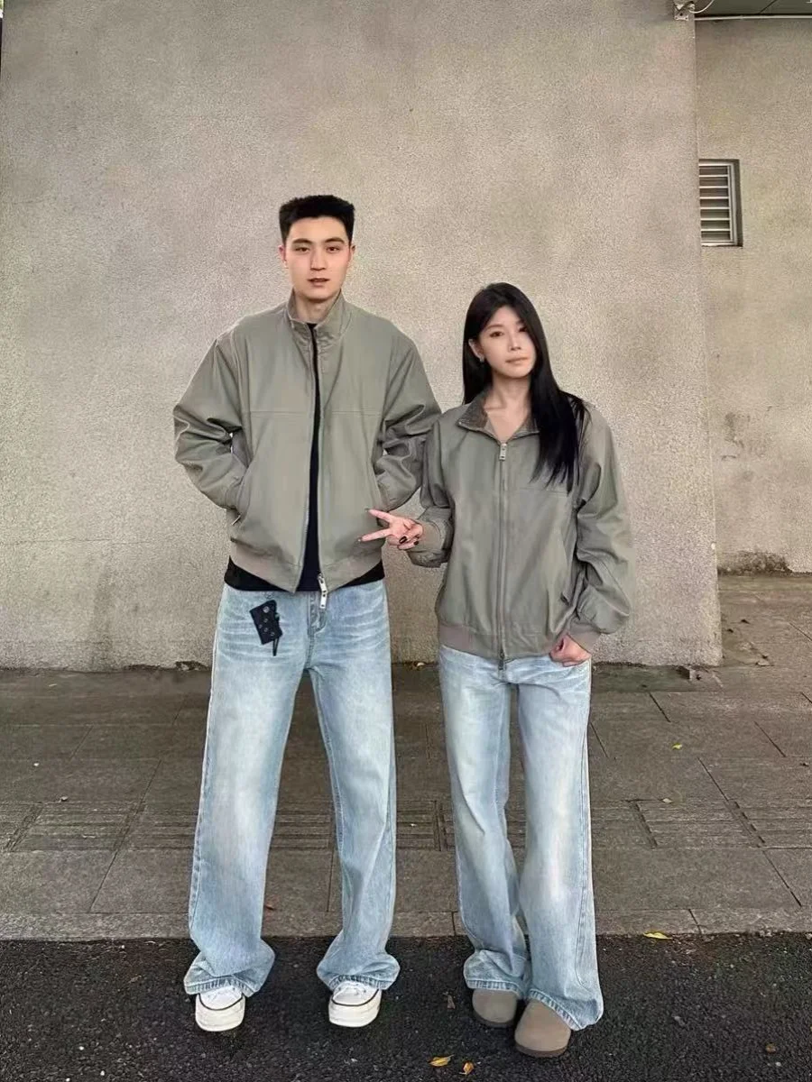 

Мужская одежда в стиле ретро Harington Jaet Cleanfit Pilot Design, рабочая одежда с воротником-стойкой, ветрозащитная длинная молния све