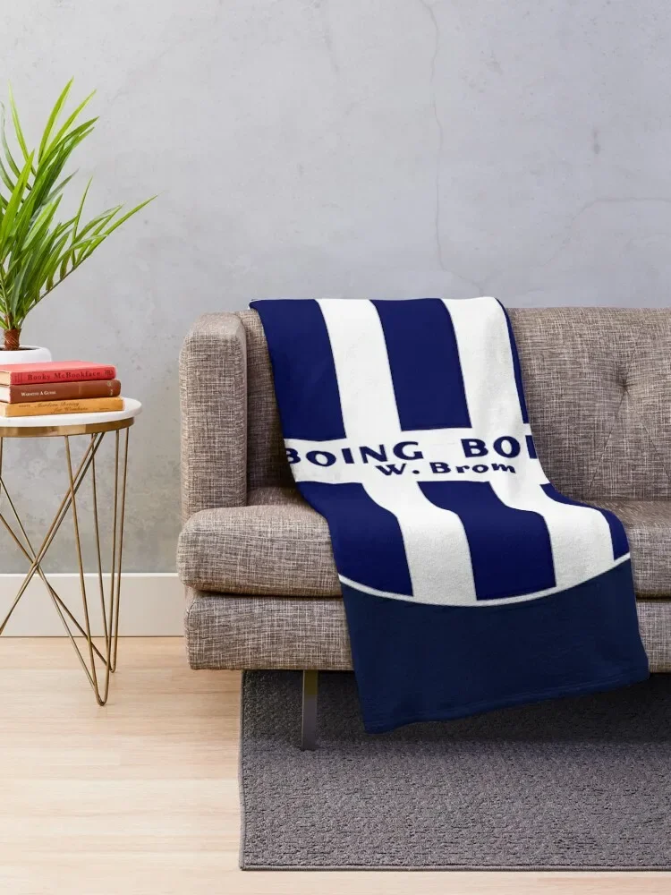 Boing Boing - West Brom Throw Blanket Thermals For Travel halloween valentine gift ideas Blankets