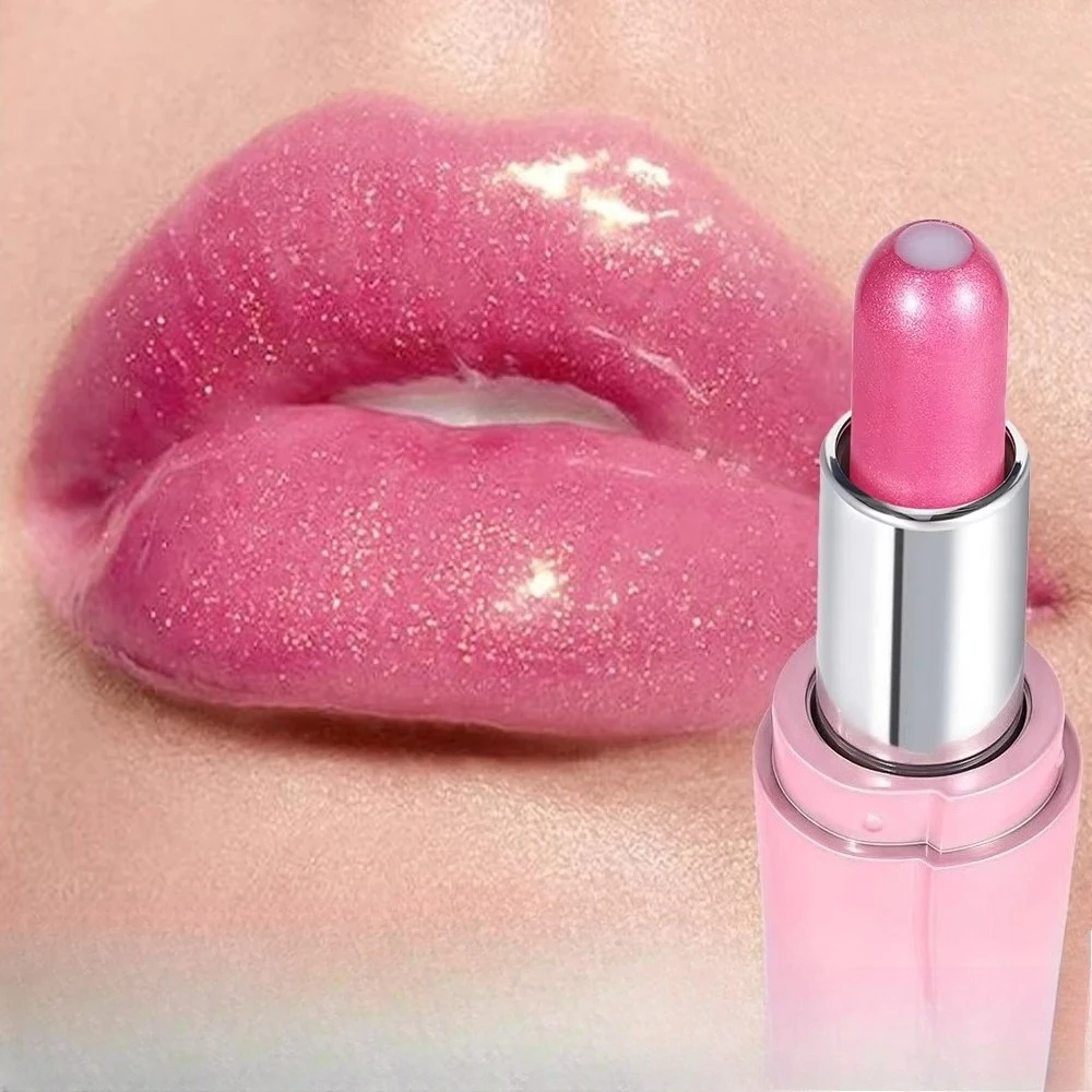 ミラーゼリーリップスティック真珠光沢のある防水長期的なマットベルベット光沢のあるサンドイッチリップスティックバームメイクアップ化粧品 6 色