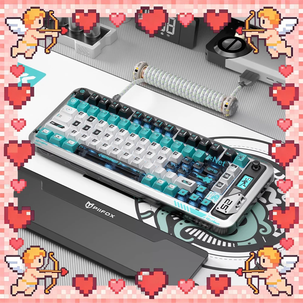 PIIFOX KC-WSX PC Keycaps Thermal Sublimation Personality Keyboard Keycaps PBT Factory For Customized PC Accessories Gifts