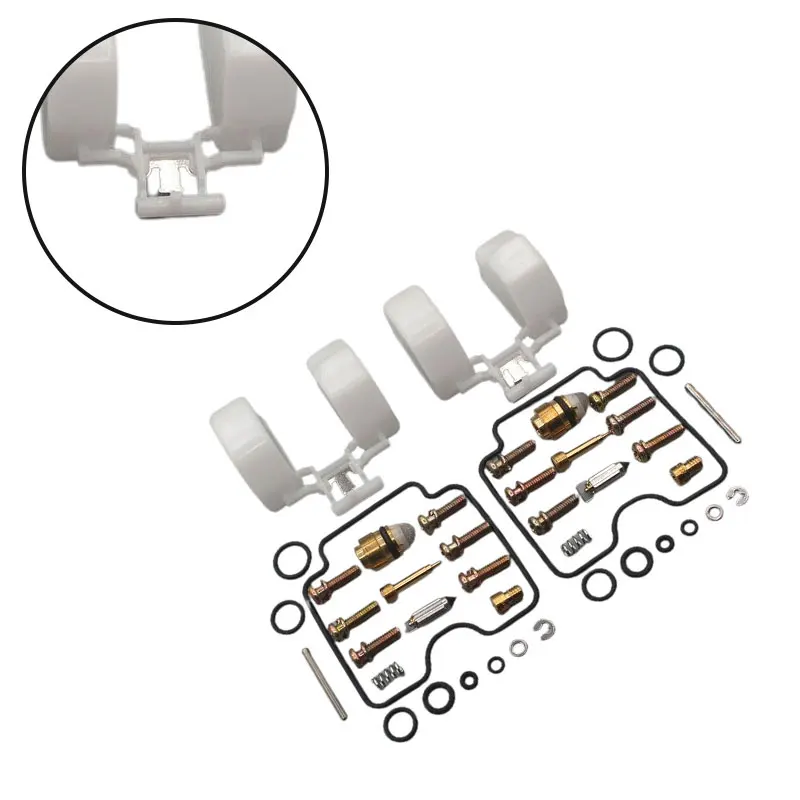 For XVS V-Star 1100 Carburetor Gasket Repair Kit 2 Sets for 1999 through 2005 For For XVS1100 Motorcycle Applications