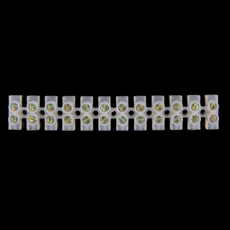 J2HB 10Pcs Barrier Screw Terminal Wire Connector 5A 12-Position Block Terminal