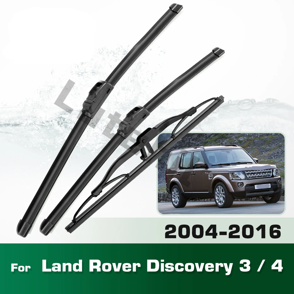Scheibenwischer vorne und hinten, Set für Land Rover Discovery 3/4 2004–2016, Windschutzscheibe, Windschutzscheibe, 22 Zoll, 22 Zoll, 16 Zoll