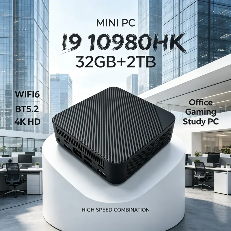 Opulently Retuned 2026 Shining Kestrel MINI PC Armed With Core I9 10980HK Mammoth RAM 1TB SSD WIFI 6 BT5.2 4K HD RPG Driving