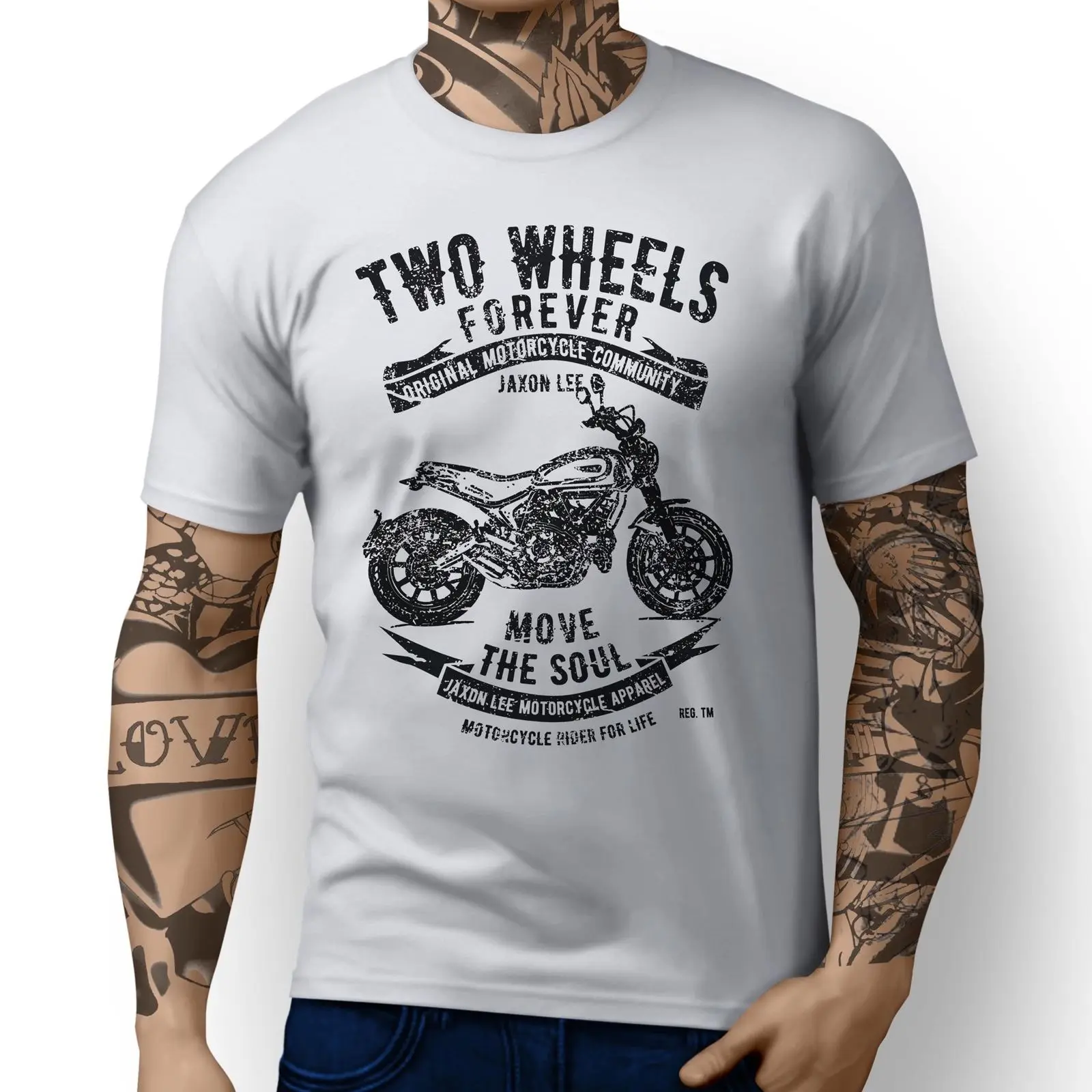 Fashion Cotton Men Men T Shirt Tees Custom Italian Motorbike Scrambler Icon Inspired Motorcycle Fancustom T Shirts Online unisex