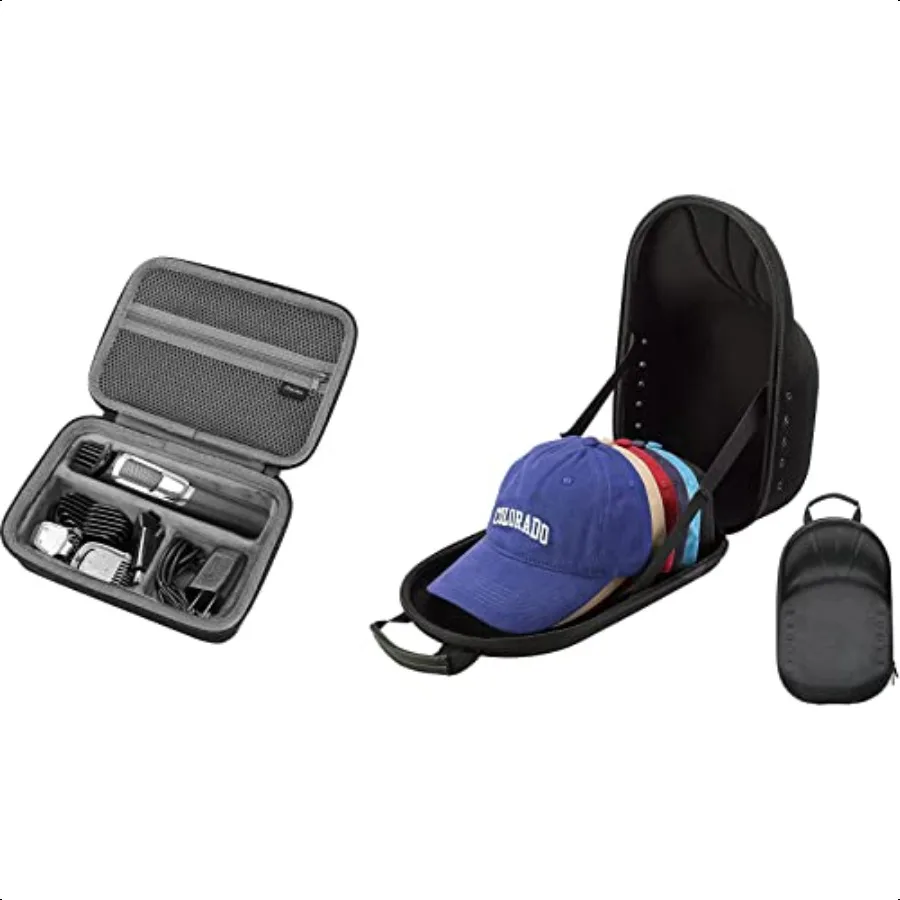 

ProCase Electric Trimmer Travel Case Bundle with Hat Travel Case