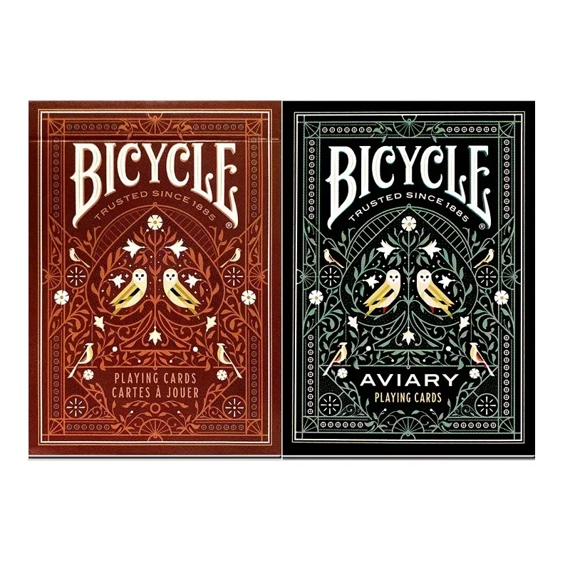 Bicycle Aviary Playing Cards Deck Poker Size Card Games Magic Trick Props for Magician