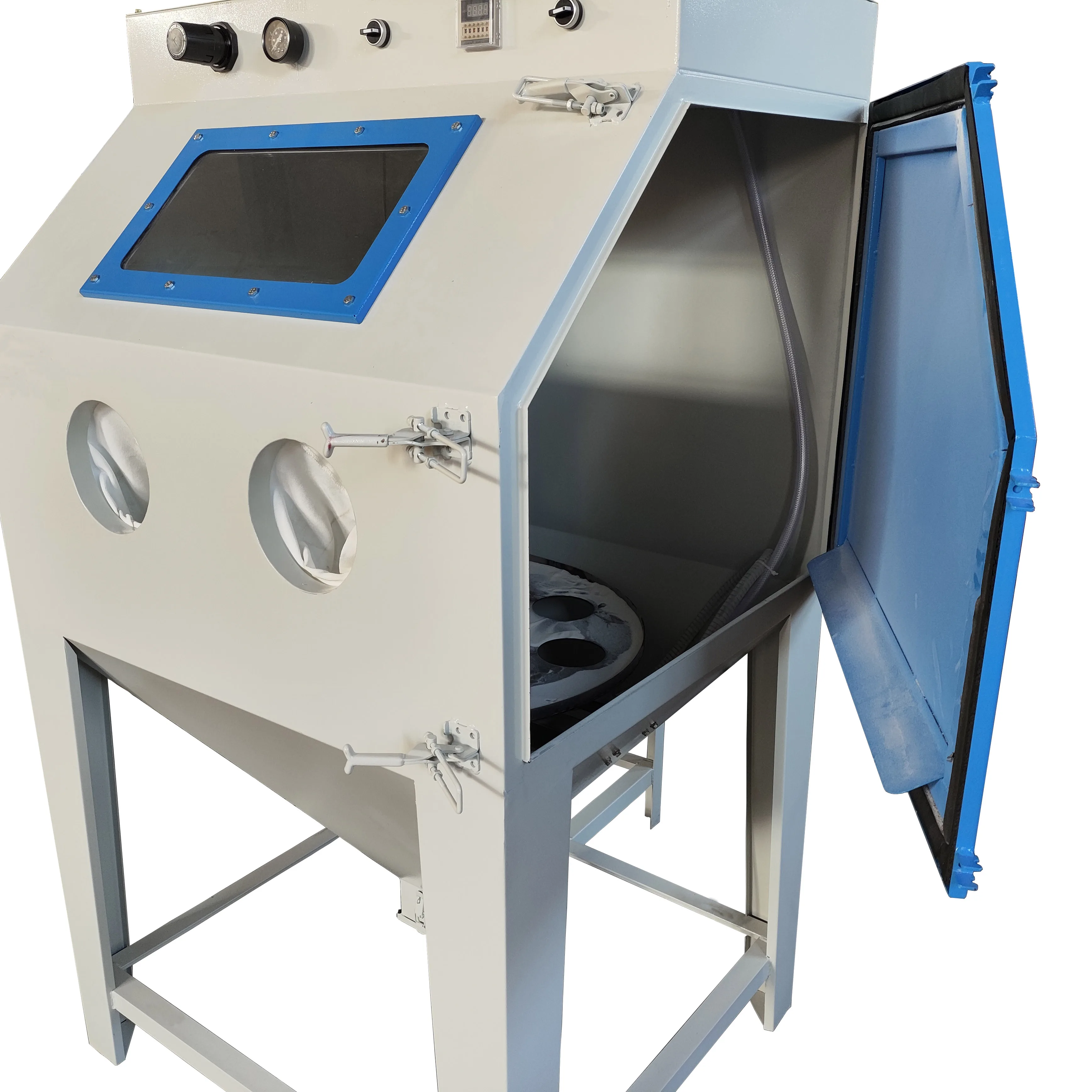 GookiiTech Sand Blasting Industrial Sandblasting Machine Dry Type Sand Blasting Cabinet