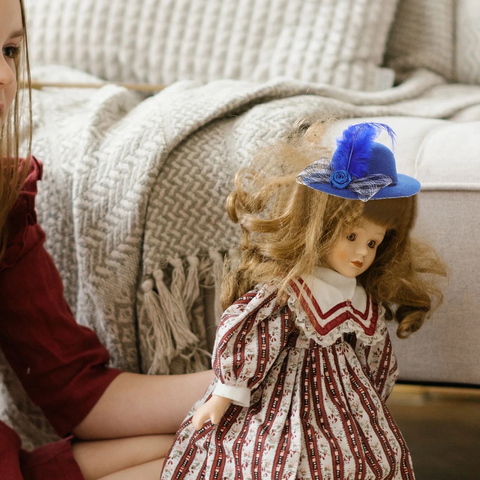 6Pcs Tiny Top Hats for Crafts Adorable Miniature Hats Perfect for Home Decor and School Classroom Projects Mini Top Hat