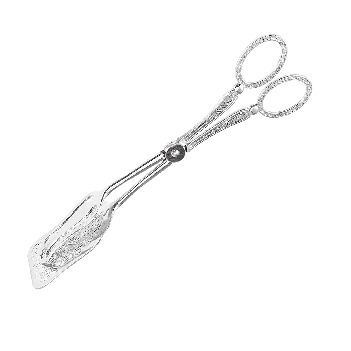 

Bread Clip Comfortable Grip Tong Buffet Cake Round Head Vintage Food Serving Salad Kitchen