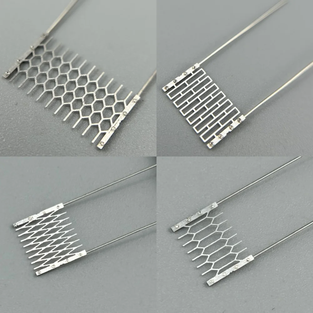 2 Wires Universal Rebuild 0.15/.2/.3/.4/.6/.8/1/1.2 ohm Carving Metal Grille Mesh Sheet