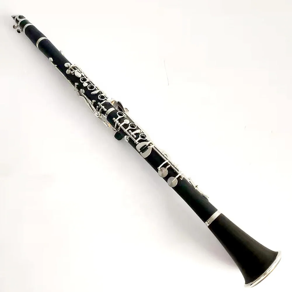 G Tone German system Clarinet wind Instrument 20 keys Hard Rubber Wood G Clarinet