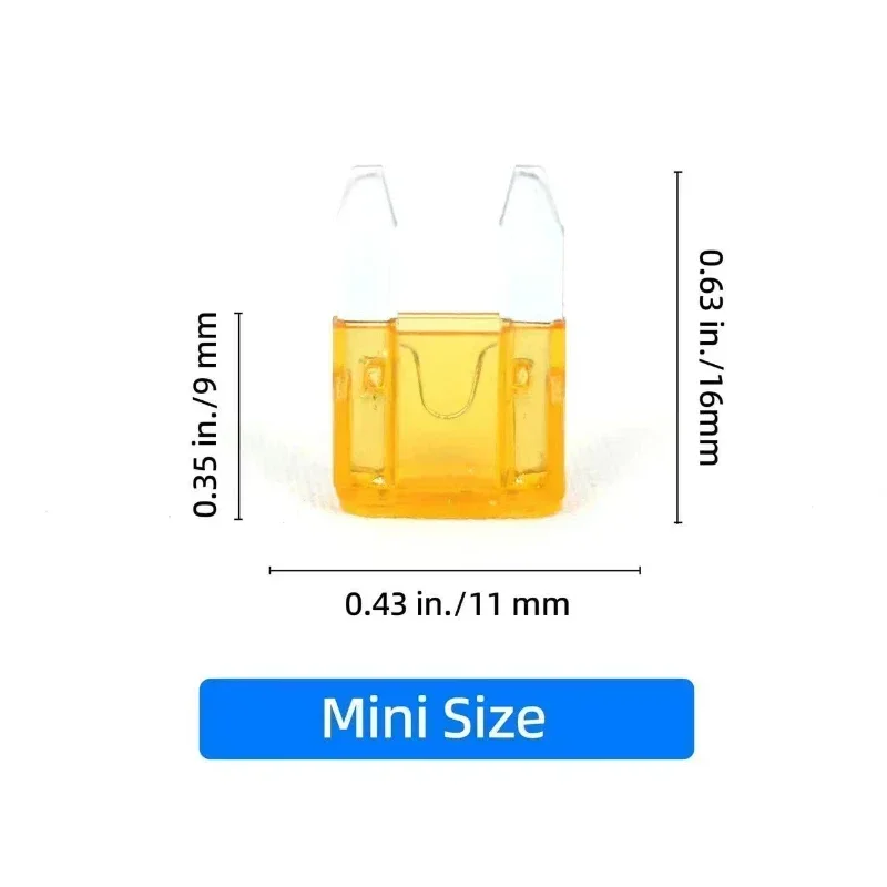 جديد 120 قطعة مجموعة متنوعة من فيوز السيارة الملف الشخصي متوسط الحجم نوع الشفرة فيوز السيارات سيارة شاحنة 2-35A فيوز مع مشبك صندوق