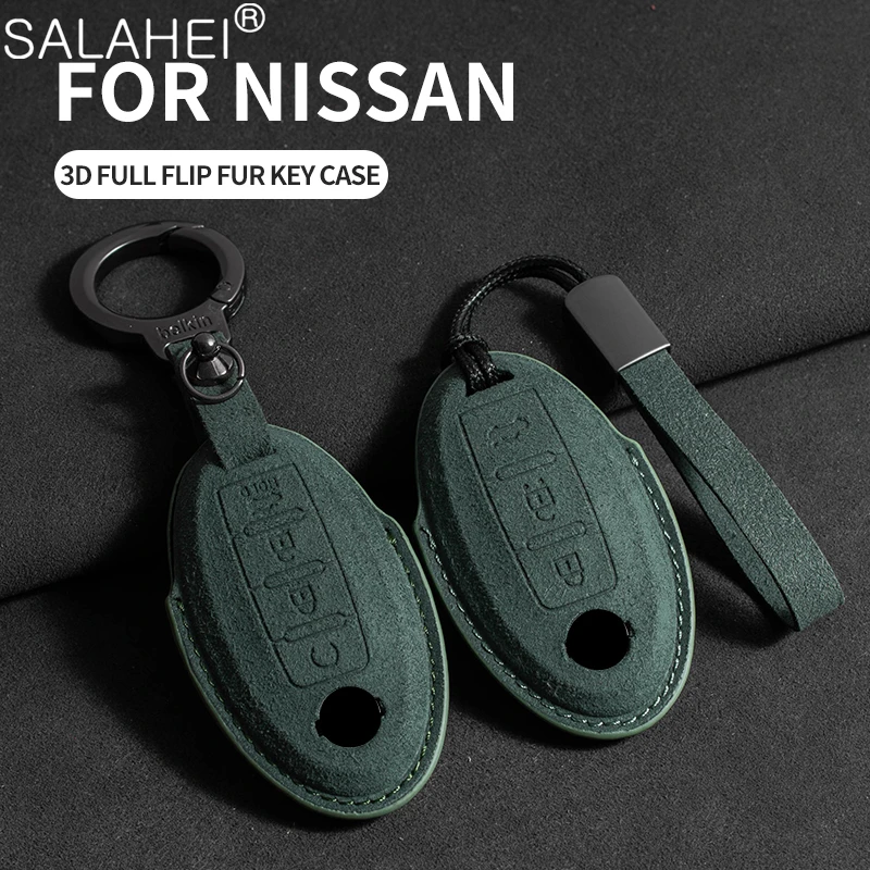 Car Key Case For Nissan Rogue XTrail T32 T31 Qashqai J11 J10 Kicks Tiida Pathfinder Murano Juke Versa Sentra Maxima Rogue Armada