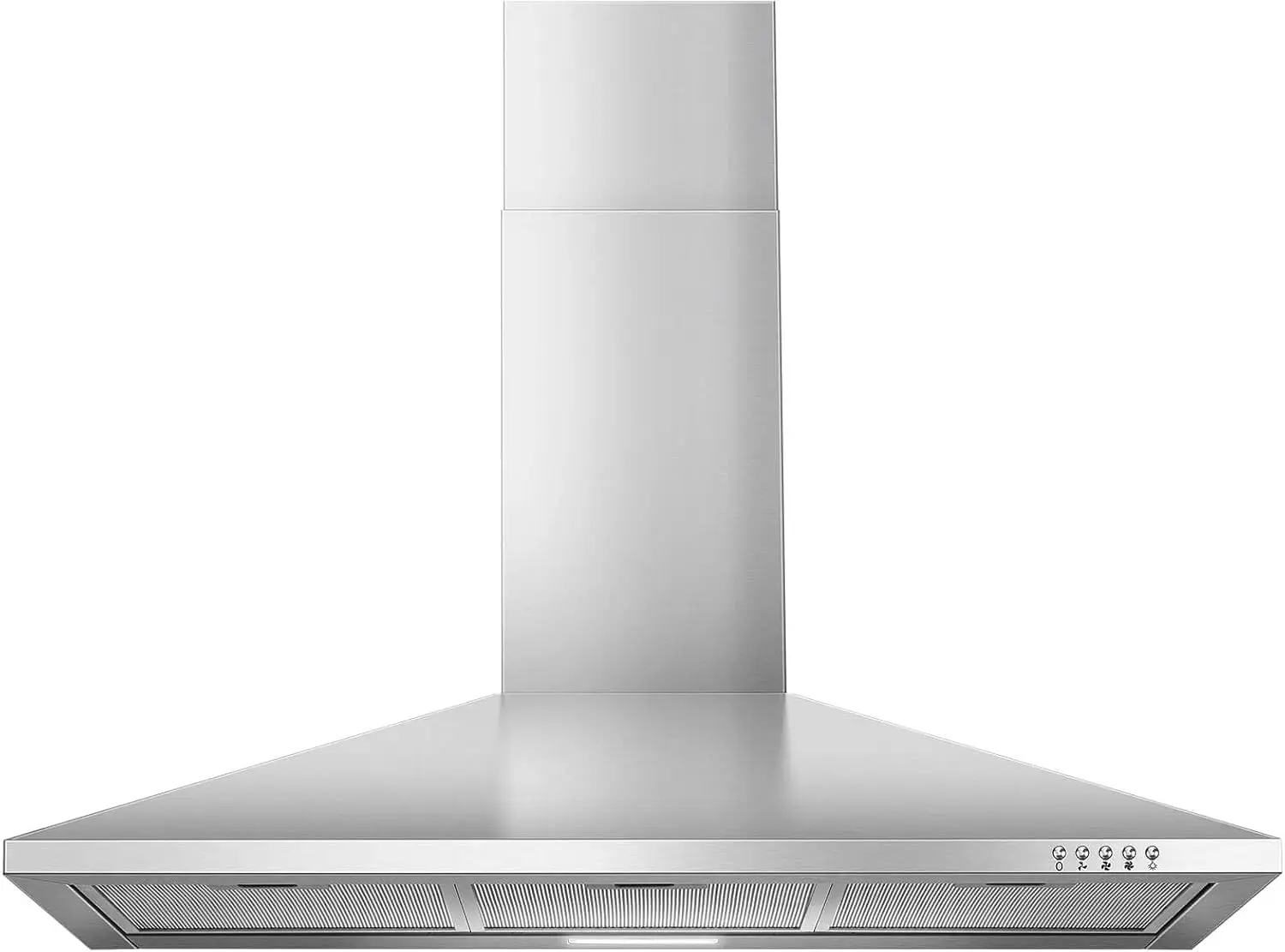 

36 Inch 450CFM Wall Mount Stainless Kitchen Stove Vent 3 Speed Exhaust Ducted/Ductless Range Hood