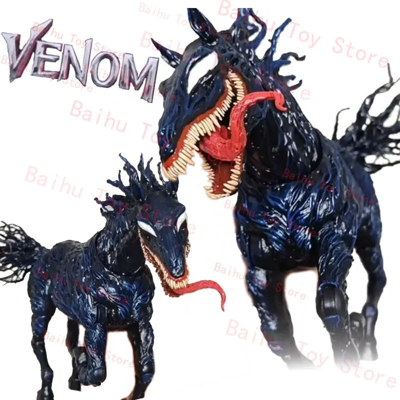 Venom Horse Action Figure Venom 3 Last Dance Horse Figures High-Quality Movie Version Marvel Figurine PVC Model Toy Boys Gift