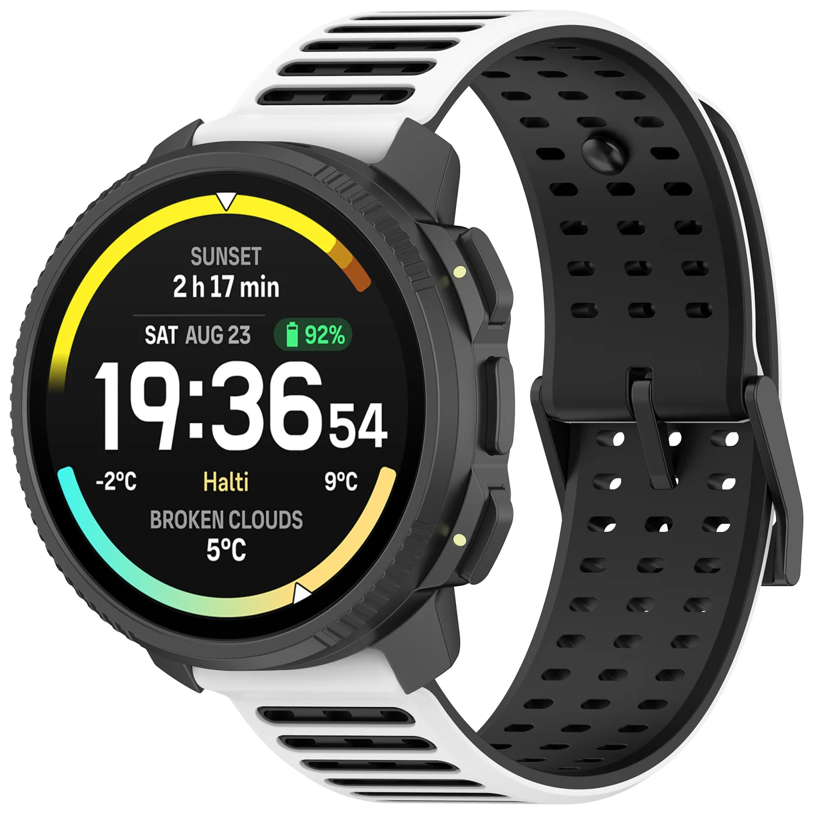 Silikon-Uhrenarmband 22 mm für Suunto Vertical 2/RACE 2 S/Run/Ocean Ersatzband für Suunto 5 9 Peak Pro Armband – Detail 8