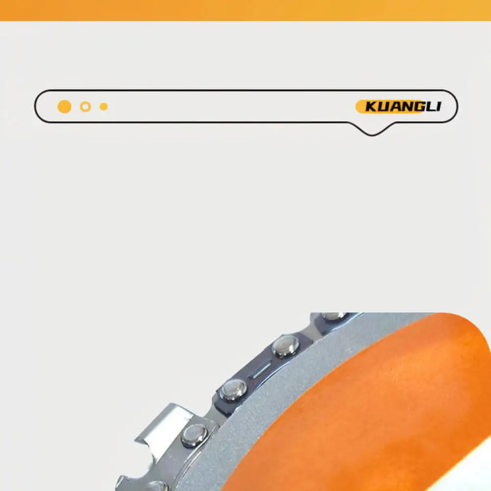 Wood Shaping Chain Disc For KUANGLI Angle Grinder Woodworking Cutting Carving Blade Saw Tool Accessory Plate