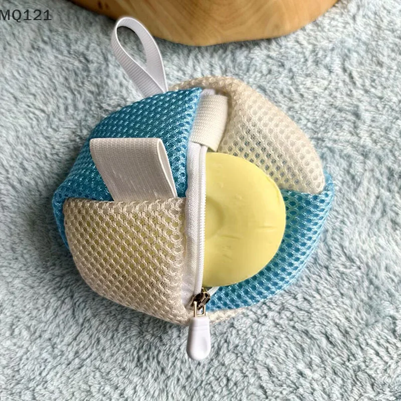 

2IN1 Soap Foaming Net Soft Mesh Bath Balls Body Cleaning Bubble Helper Body Wash Mesh Bag Bathroom Soap Storage Washing Tools