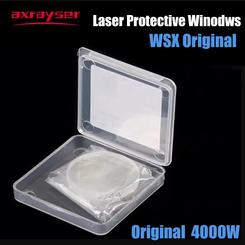 Laser światłowodowy WSX obiektyw oryginalne okna ochronne 30x5mm 0-4000W do potężnego cięcia KC13 KC15 NC30 głowice laserowe krzemionka optyczna