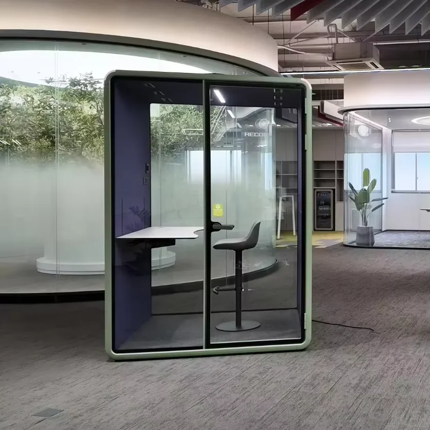 Sound Proof Work Pod Prefab Modular Pod Indoor Silent Booth Office Phone Booth for Garden Backyard Home Office