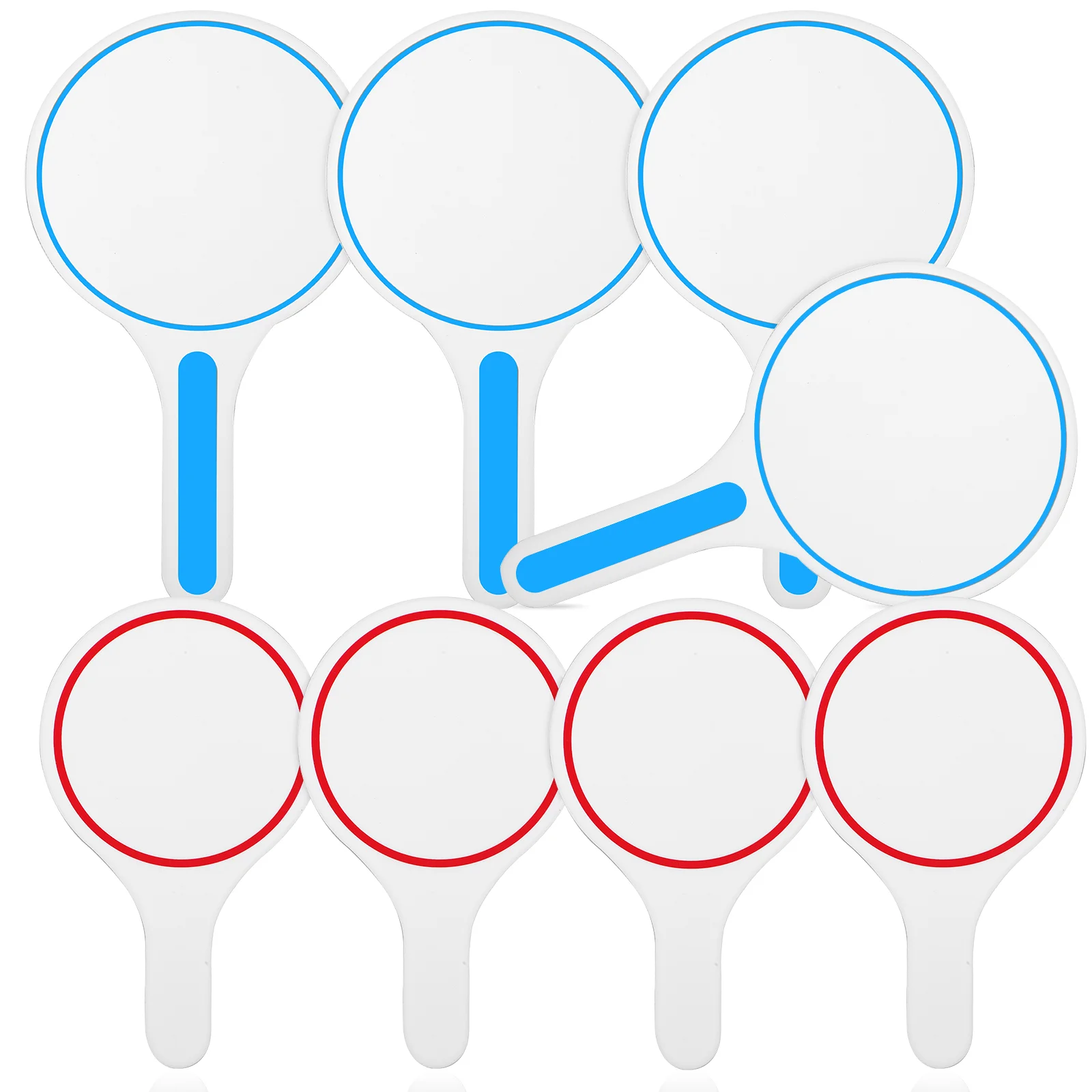 White Board Paddle Scoreboard for Voting Writing Whiteboard Blank Dry Erase Answer Handheld Whiteboards