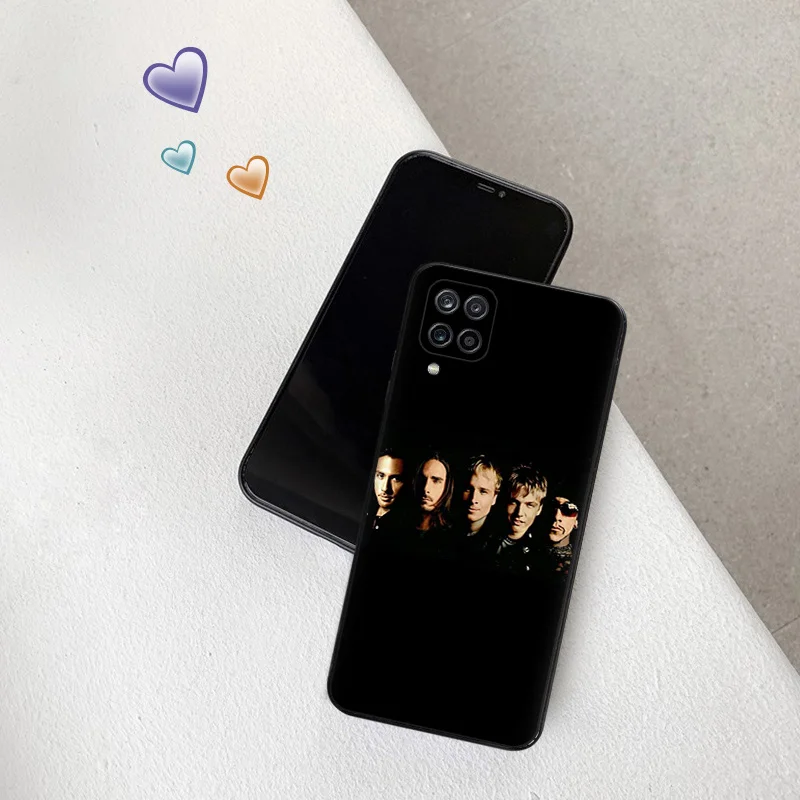 Soft Phone Cases For Samsung Galaxy A34 a54 A50 A70 A03 S A40 A30 A20 A10 E A01 A02 A04 Backstreet Boys BSB Black Matte Cover