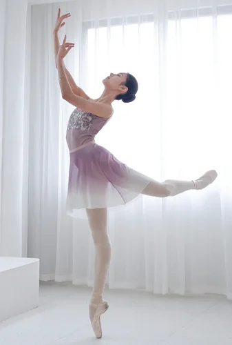 Imagen 2 del producto Leotardo de Ballet de práctica diaria para mujer, nuevo estilo, equipo de gimnasia, ropa de baile, leotardo de Ballet con impresión avanzada para adultos